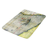 Magellans schip Victoria, Antiek kaart Stille Ocea Badmat (Gekanteld)