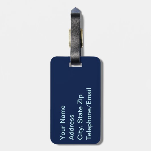 Magen Bet Bagagelabel (Achterkant verticaal)