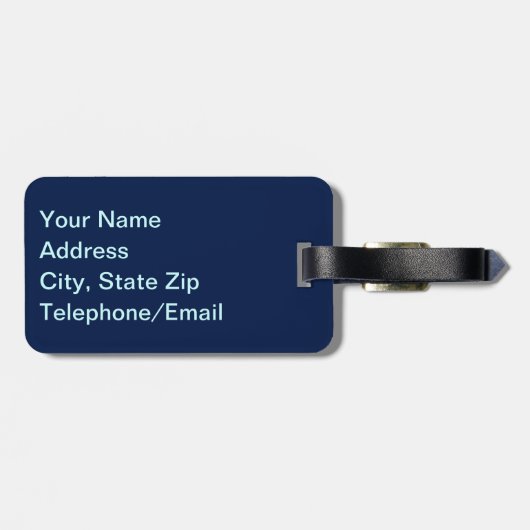 Magen Bet Bagagelabel (Achterkant horizontaal)