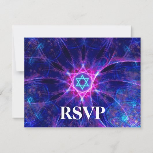 Magen Bet Bar/Bat Mitzvah RSVP (Voorkant)