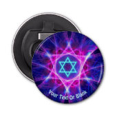 Magen Bet Fractal Button Flesopener (Voorkant)