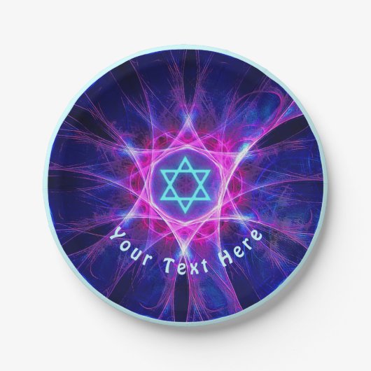 Magen Bet Fractal Papieren Bordje (Voorkant)