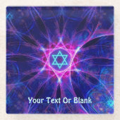 Magen Bet Glazen Onderzetter (Voorkant)