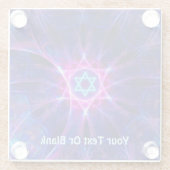 Magen Bet Glazen Onderzetter (Achterkant)