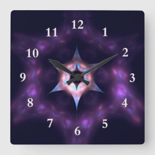 Magen Dalet Vierkante Klok