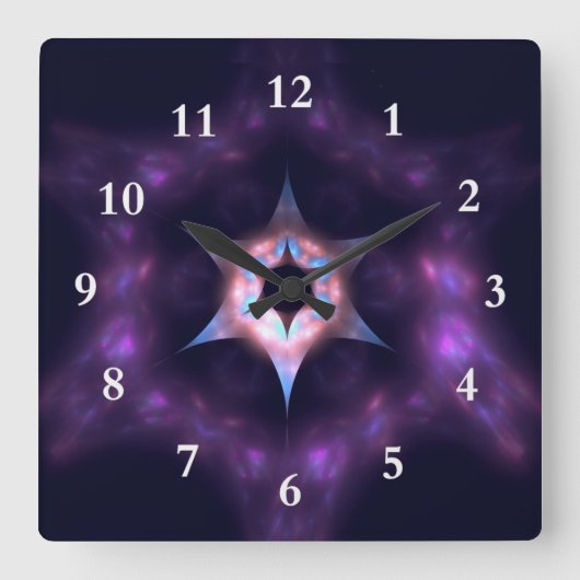 Magen Dalet Vierkante Klok (Voorkant)