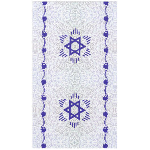 Magen David ~ Bell en Granaatappel Tafelkleed