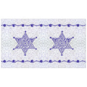 Magen David ~ Bell en Pomegranate Tafelkleed (Voorkant (Horizontaal))