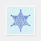 Magen David Blue Servet (Voorkant)