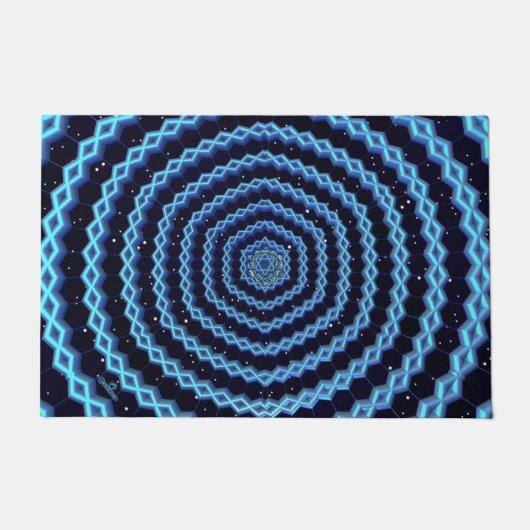 Magen David en Diamonds Deurmat (Voorkant)