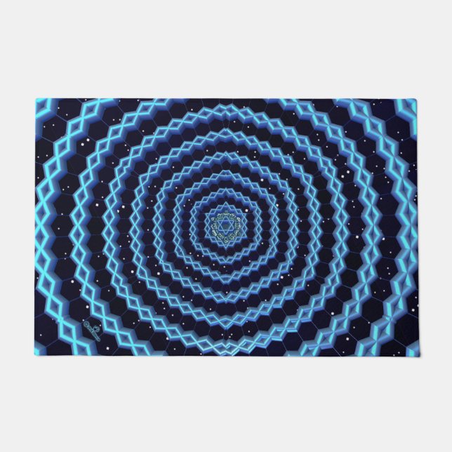 Magen David en Diamonds Deurmat (Voorkant)