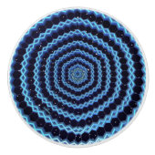 Magen David en Diamonds Keramische Knop (Voorkant)