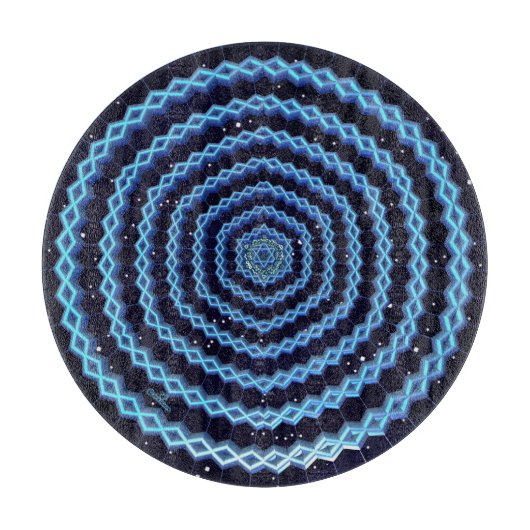 Magen David en Diamonds Snijplank (Voorkant)