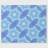 Magen David en Willow Leaf Cadeaupapier (Vlak)