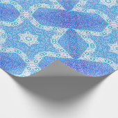 Magen David en Willow Leaf Cadeaupapier (Hoek)