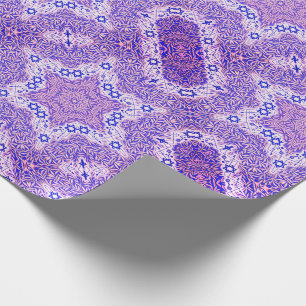 Magen David en Willow Leaf Cadeaupapier