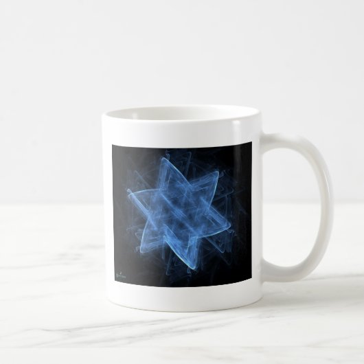 Magen David Fractal Koffiemok (Rechts)