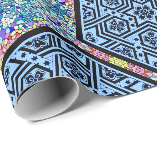 Magen David Geometric Cadeaupapier (Rol Hoek)