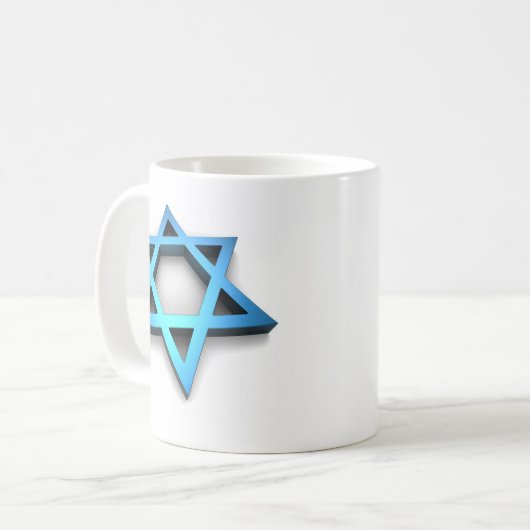 Magen David Koffiemok (Voorkant links)
