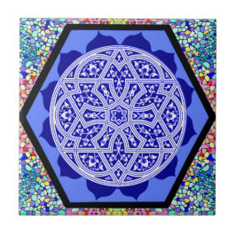 Magen David Petals Tegeltje