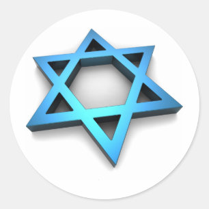 Magen David Ronde Sticker