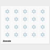 Magen David Vierkante Sticker (Vel)