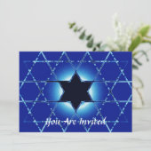 Magen Gimel Bar/Bat Mitzwa Kaart (Staand voorkant)