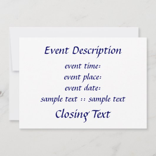 Magen Gimel Bar/Bat Mitzwa Kaart (Achterkant)