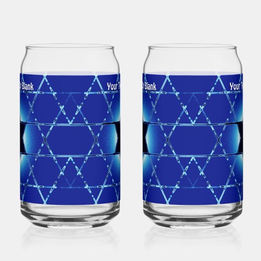 Magen Gimel Blikvorm Glas (Links)
