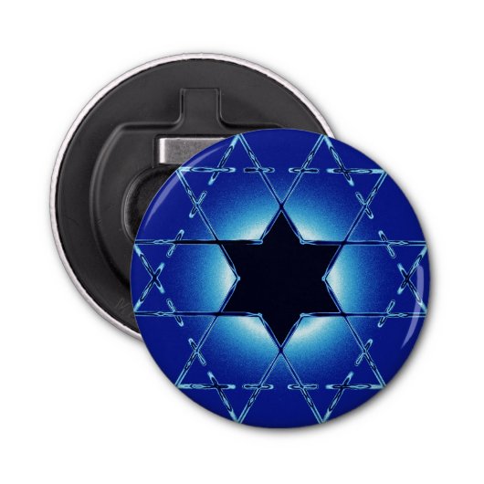 Magen Gimel Button Flesopener (Voorkant)