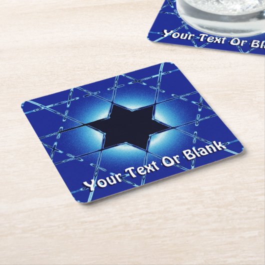 Magen Gimel Kartonnen Onderzetters (Schuin)