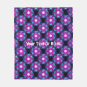 Magen Heh Fractal Fleece Deken (Voorkant)