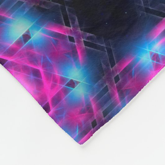 Magen Heh Fractal Fleece Deken (Hoek)