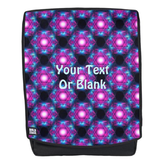 Magen Heh Fractal Rugtassen (Voorkant)