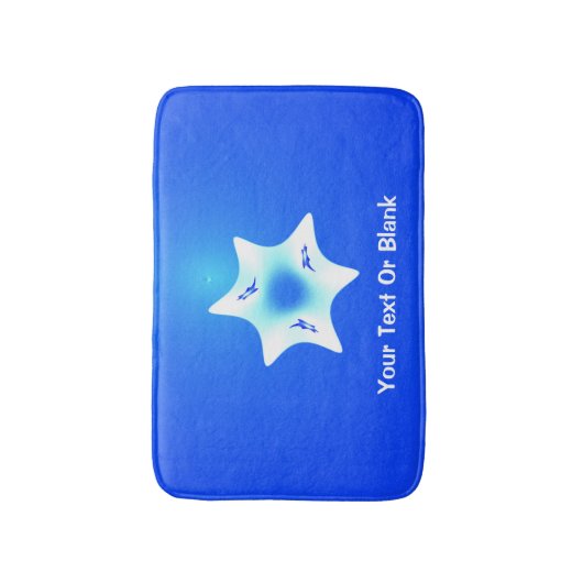 Magen Lavan (White Star) Badmat (Voorkant Verticaal)