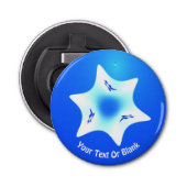 Magen Lavan (White Star) Button Flesopener (Voorkant)