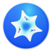 Magen Lavan (White Star) Keramische Knop (Voorkant)