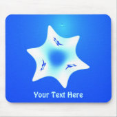 Magen Lavan (White Star) Muismat (Voorkant)