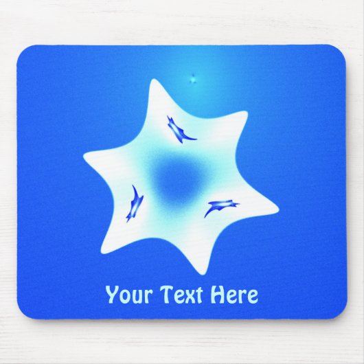 Magen Lavan (White Star) Muismat (Voorkant)