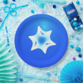 Magen Lavan (White Star) Papieren Bordje (Feest)