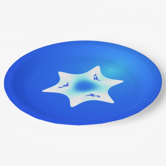 Magen Lavan (White Star) Papieren Bordje (Gekanteld)