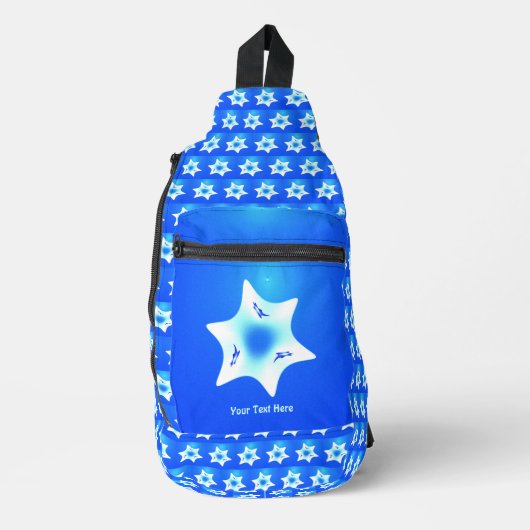 Magen Lavan (White Star) Sling Bag (Voorkant)