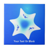 Magen Lavan (White Star) Tegeltje (Voorkant)