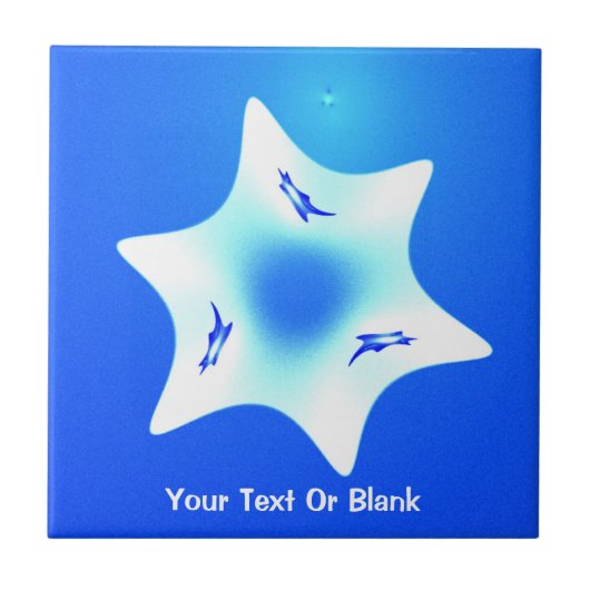 Magen Lavan (White Star) Tegeltje (Voorkant)