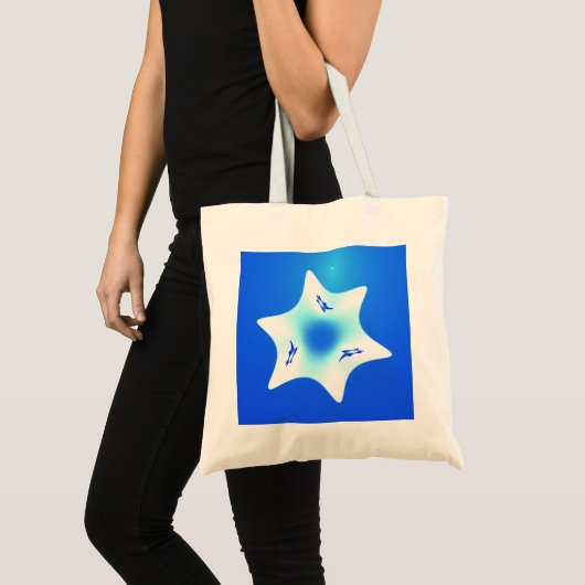 Magen Lavan (White Star) Tote Bag (Voorkant (product))