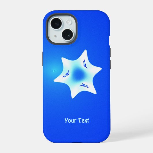 Magen Lavan (Witte Ster) iPhone 15 Case (Achterkant)