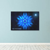 Magen Zayin Canvas Afdruk (Insitu (Houten vloer))