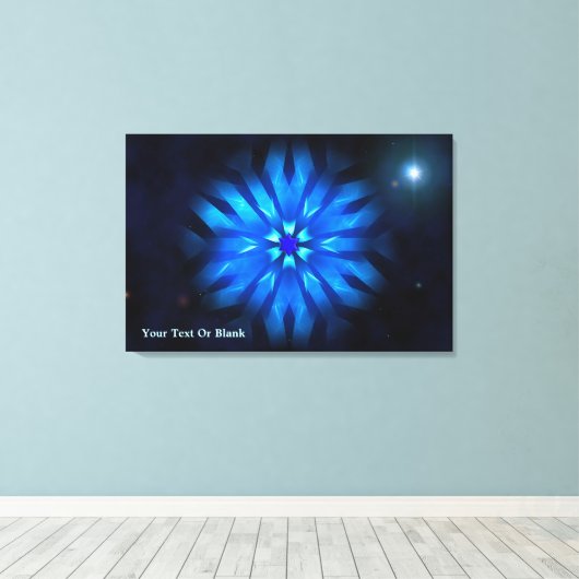 Magen Zayin Canvas Afdruk (Insitu (Houten vloer))