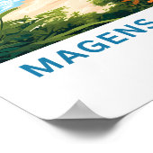 Magens Bay Beach Maagdeneilanden Reisprint Poster (Hoek)