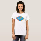 Magens Bay Mid Century Retro USVI St. Thomas T-shirt (Voorkant volledig)